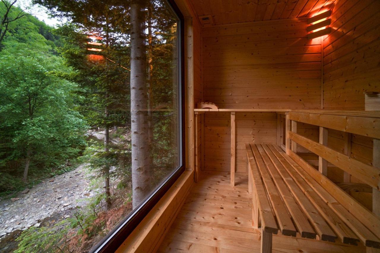 Novosiele Residence - Nad Gorska Rzeka - Lesne Spa Sauna Jacuzzi - Bieszczady Bystre  Экстерьер фото
