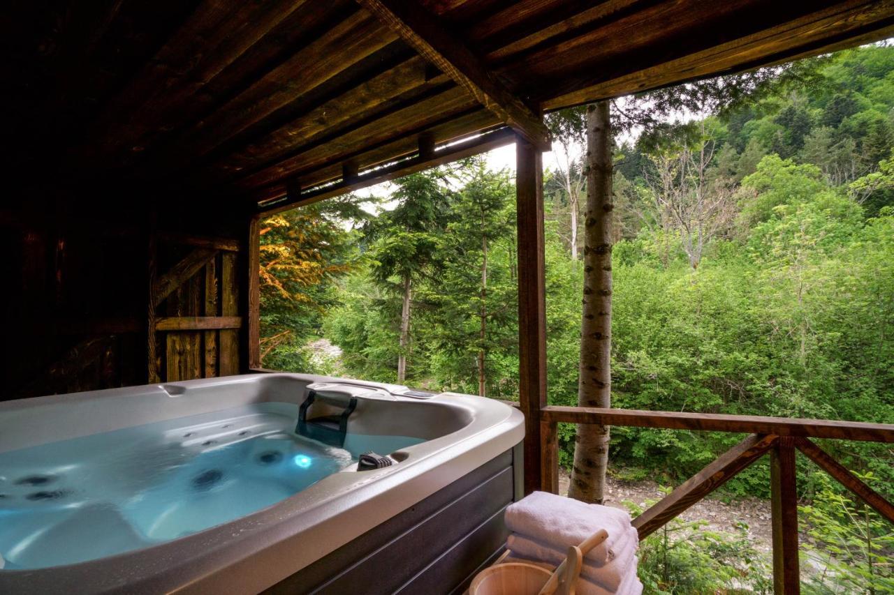 Novosiele Residence - Nad Gorska Rzeka - Lesne Spa Sauna Jacuzzi - Bieszczady Bystre  Экстерьер фото