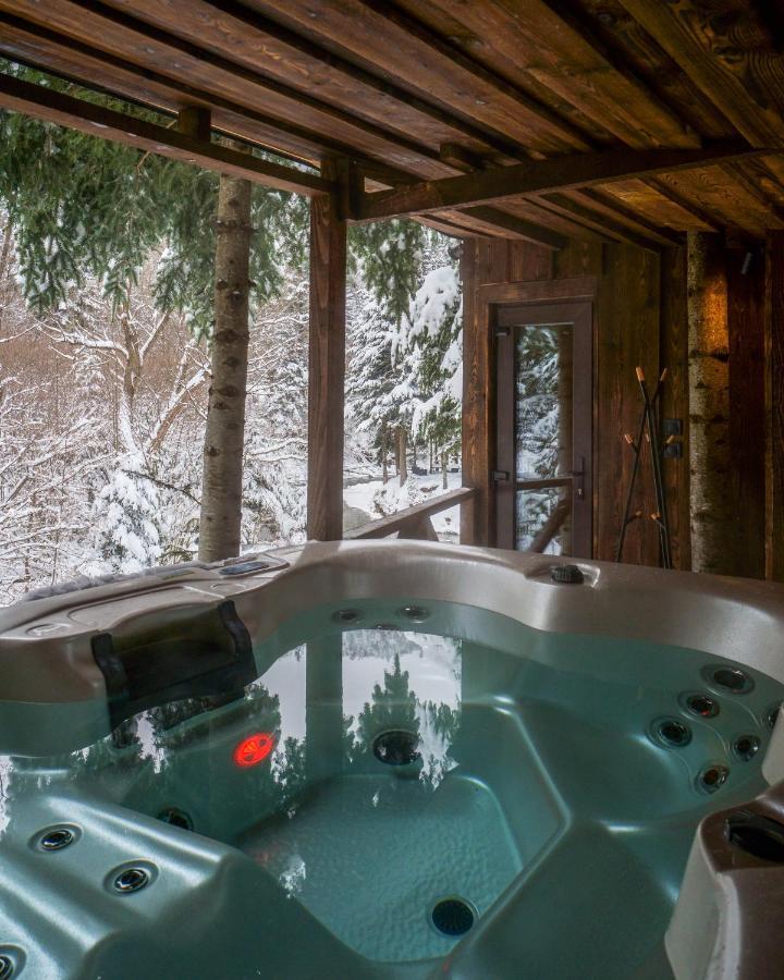 Novosiele Residence - Nad Gorska Rzeka - Lesne Spa Sauna Jacuzzi - Bieszczady Bystre  Экстерьер фото