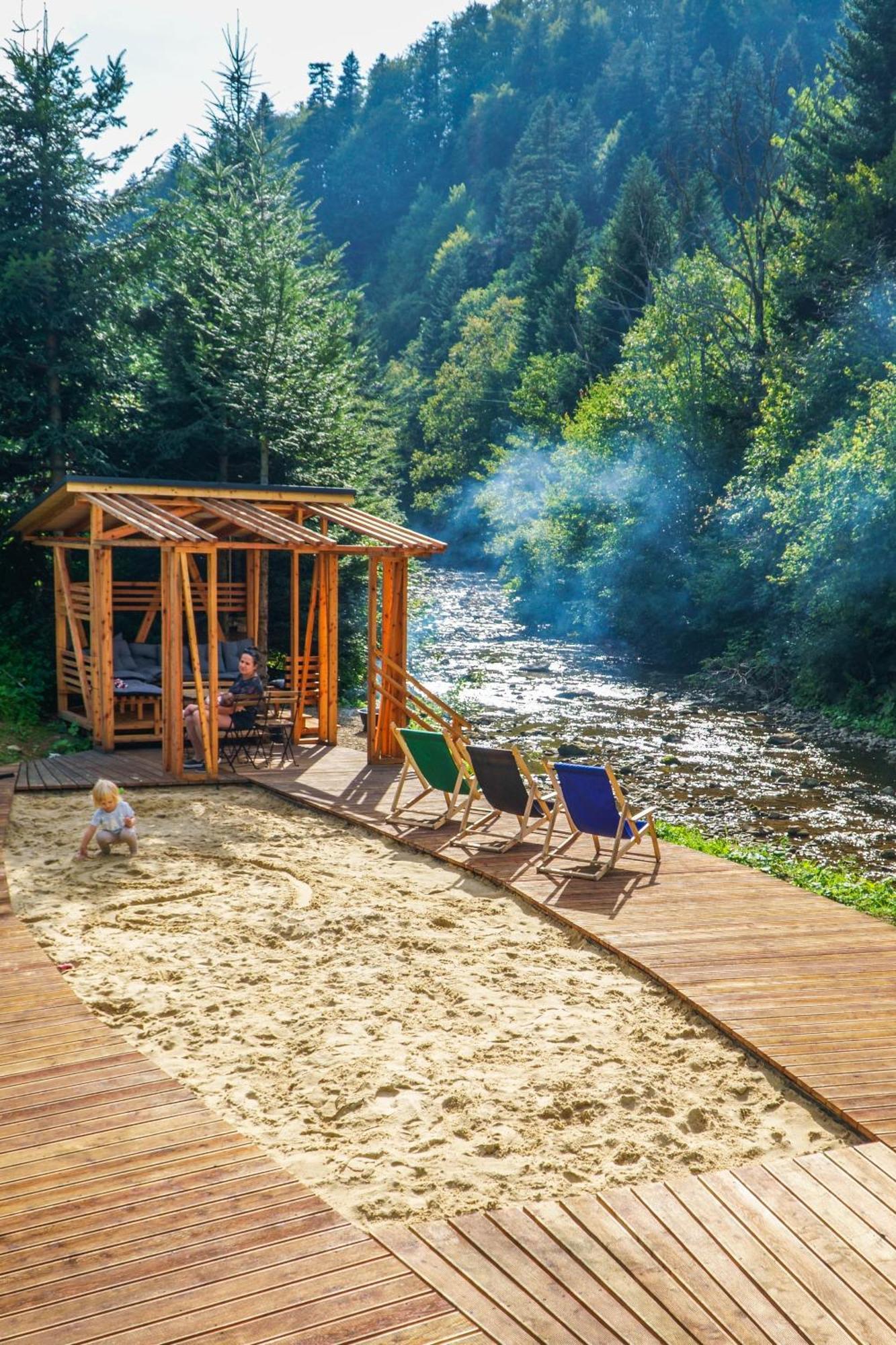 Novosiele Residence - Nad Gorska Rzeka - Lesne Spa Sauna Jacuzzi - Bieszczady Bystre  Экстерьер фото